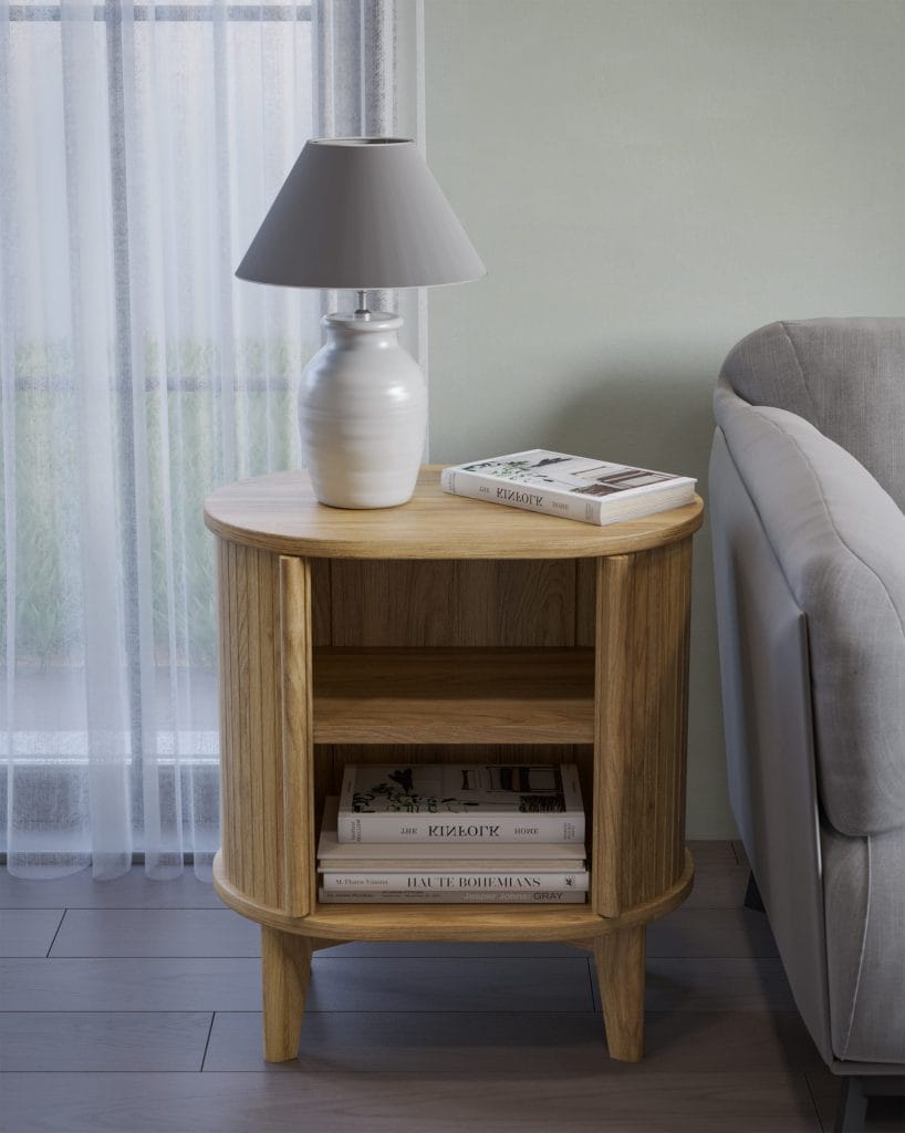 CALI Natural Side Table